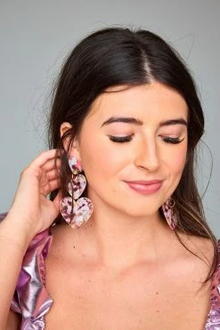 Linny Co Xx BL Lola Statement Earrings - Stained Glass -US Skirt Sales Store 0D5A8011