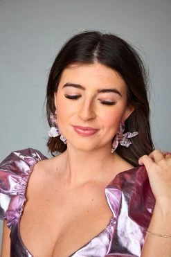 Linny Co Xx BL Fawna Statement Earrings - Stained Glass -US Skirt Sales Store 0D5A8037