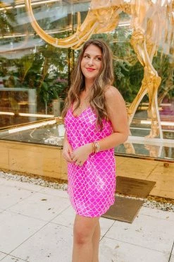 BuddyLove Cleo Sequin Party Dress - Mermaid