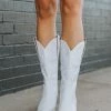 Dagget Western Boot - White -US Skirt Sales Store 0D5A8058