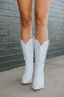 Dagget Western Boot - White