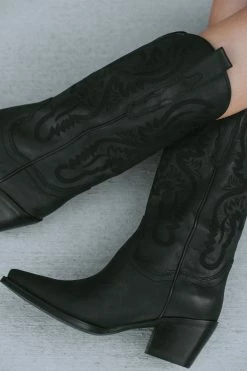 Dagget Western Boot - Black -US Skirt Sales Store 0D5A8079