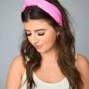 Olivia Patent Leather Headband - Pink -US Skirt Sales Store 0D5A8495