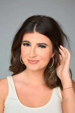 Blaze Hoop Earrings - Gold -US Skirt Sales Store 0D5A8526