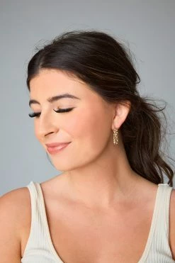 Harkness Hoop Earrings - Gold -US Skirt Sales Store 0D5A8550