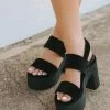 Moody Velvet Platform Heel - Black -US Skirt Sales Store 0D5A8553