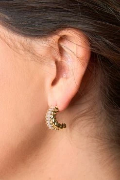 Zuri Hoop Earrings - Gold -US Skirt Sales Store 0D5A8562 5f5fd5e8 de89 4c9f 8f6d 8d779d137cb0