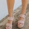 Moody Suede Platform Heel - Blush -US Skirt Sales Store 0D5A8565