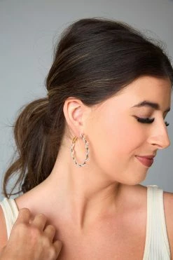 Mac Hoop Earrings - Gold -US Skirt Sales Store 0D5A8566