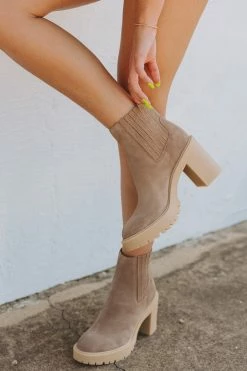 Dolce Vita Caster H2O Booties - Mushroom