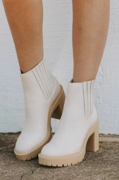 Dolce Vita Caster H2O Booties - Ivory