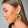 Elliot Statement Earrings - Gold