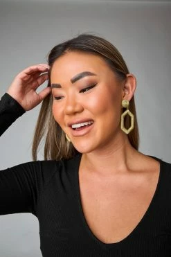 Elliot Statement Earrings - Gold -US Skirt Sales Store 0D5A8659