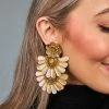 Natalie Statement Earrings - Gold -US Skirt Sales Store 0D5A8836