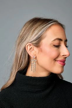 Dolly Statement Earring - Silver -US Skirt Sales Store 0D5A8844