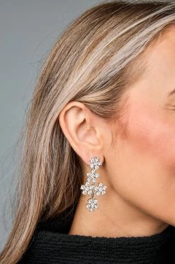 Jolene Statement Earring - Silver