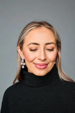 Jolene Statement Earring - Silver -US Skirt Sales Store 0D5A8856