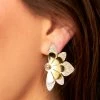 Half Margarita Stud Earrings - Gold -US Skirt Sales Store 0D5A9207