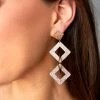 Triad Statement Earrings - Gold 2 Triad Statement Earrings - Gold -US Skirt Sales Store 0D5A9210