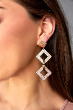 Triad Statement Earrings - Gold