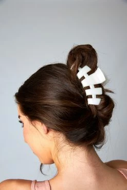 Teleties Large Hair Clip - Peppermint