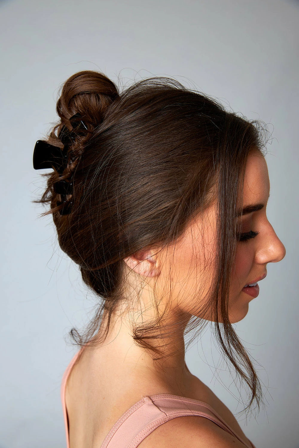 Teleties Large Hair Clip - Jet Black 3 Teleties Large Hair Clip - Jet Black