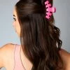 Teleties Medium Hair Clip - Hot Pink -US Skirt Sales Store 0D5A9268