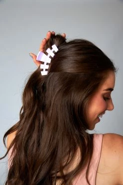 Teleties Medium Hair Clip - Lilac