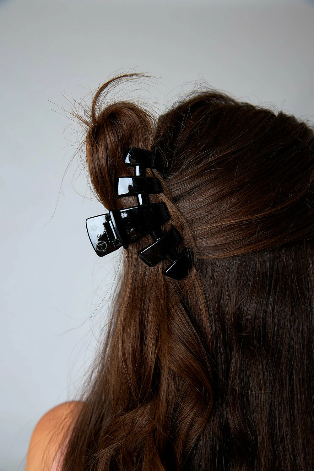 Teleties Medium Hair Clip - Jet Black 3 Teleties Medium Hair Clip - Jet Black