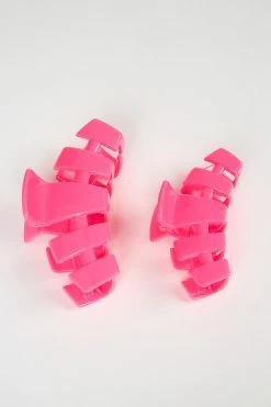 Teleties Medium Hair Clip - Hot Pink -US Skirt Sales Store 0D5A9327