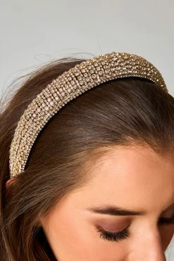 Ashton Crystal Headband - Gold -US Skirt Sales Store 0D5A9436 2