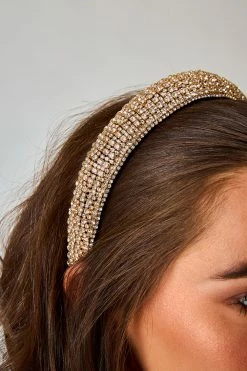 Ashton Crystal Headband - Gold -US Skirt Sales Store 0D5A9438 2