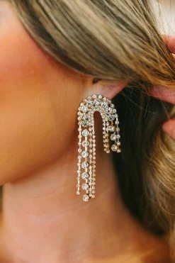 Blair Statement Earrings - Gold