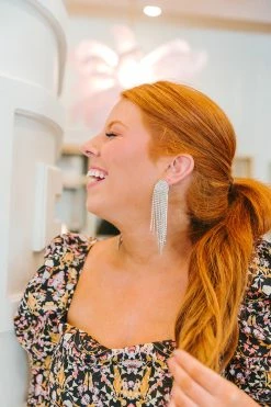 Jelly Sparkle Earrings - Silver -US Skirt Sales Store 0D5A9460