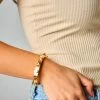 Pyramid Cuff Bracelet - Gold -US Skirt Sales Store 0D5A9467 2