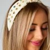 Charlotte Studded Headband - Cream 1 Charlotte Studded Headband - Cream -US Skirt Sales Store 0D5A9469