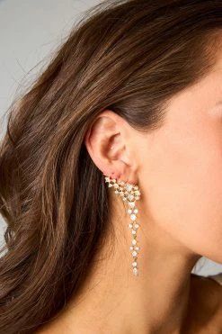 Scarlett Drop Earrings - Gold