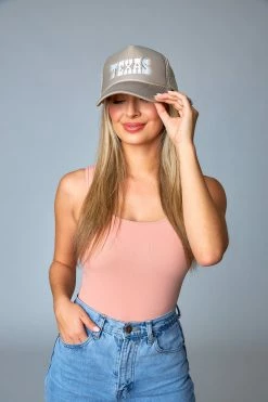 Texas Trucker Hat - Khaki -US Skirt Sales Store 0D5A94851