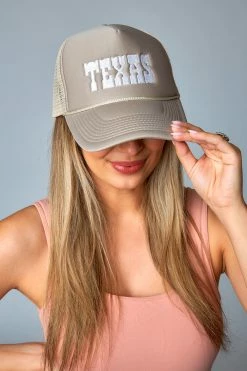 Texas Trucker Hat - Khaki