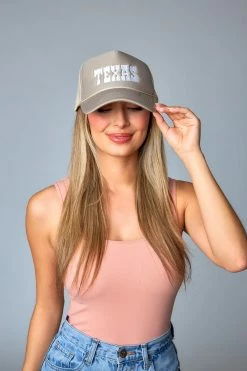 Texas Trucker Hat - Khaki -US Skirt Sales Store 0D5A94921