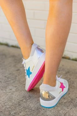 Mismatched 3 Sneaker - Pink/Blue -US Skirt Sales Store 0D5A9890