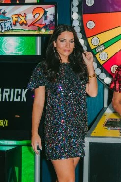 BuddyLove Elliot Sequin Short Dress - Nirvana