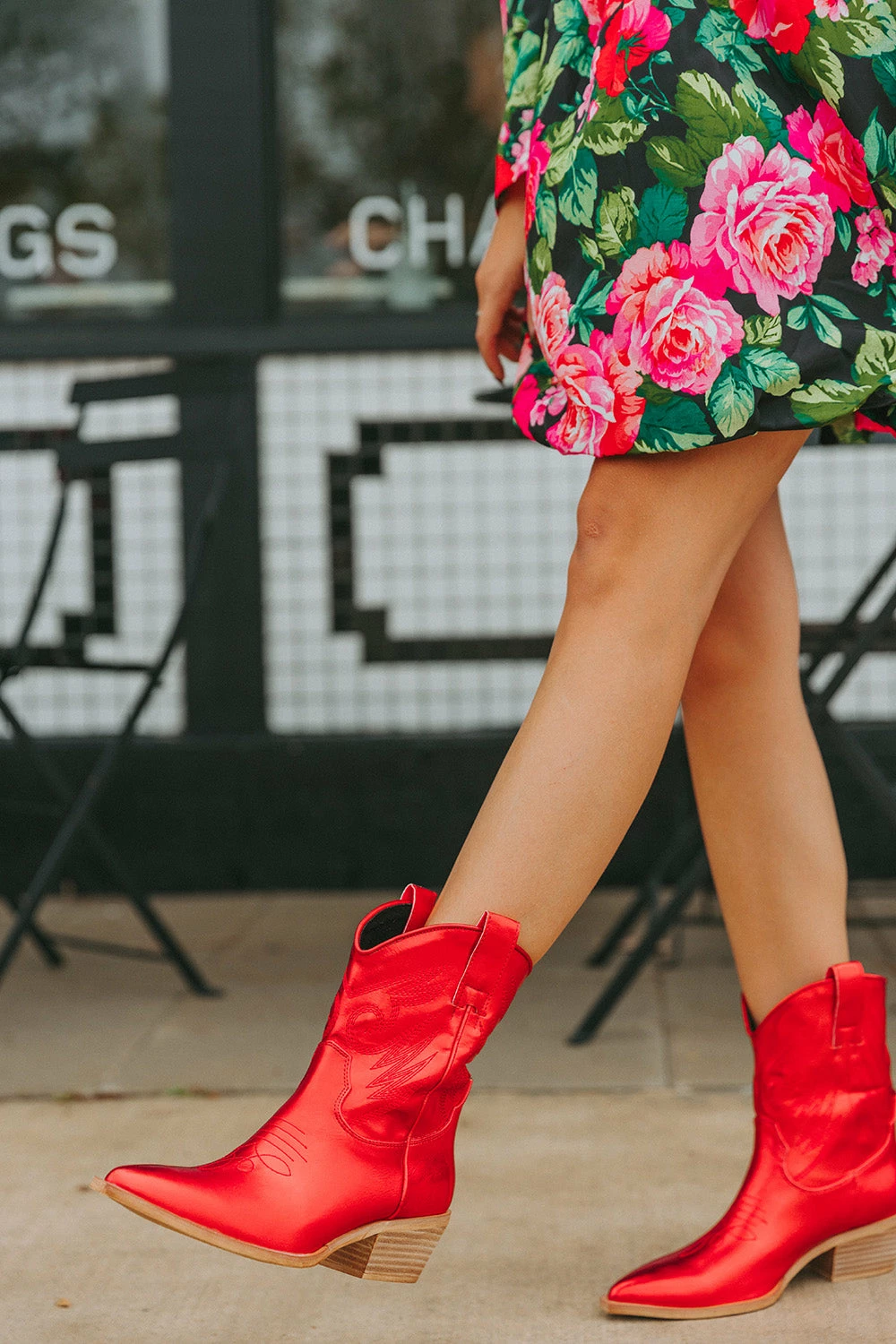 Zahara Western Boot - Red 4 Zahara Western Boot - Red - Image 2