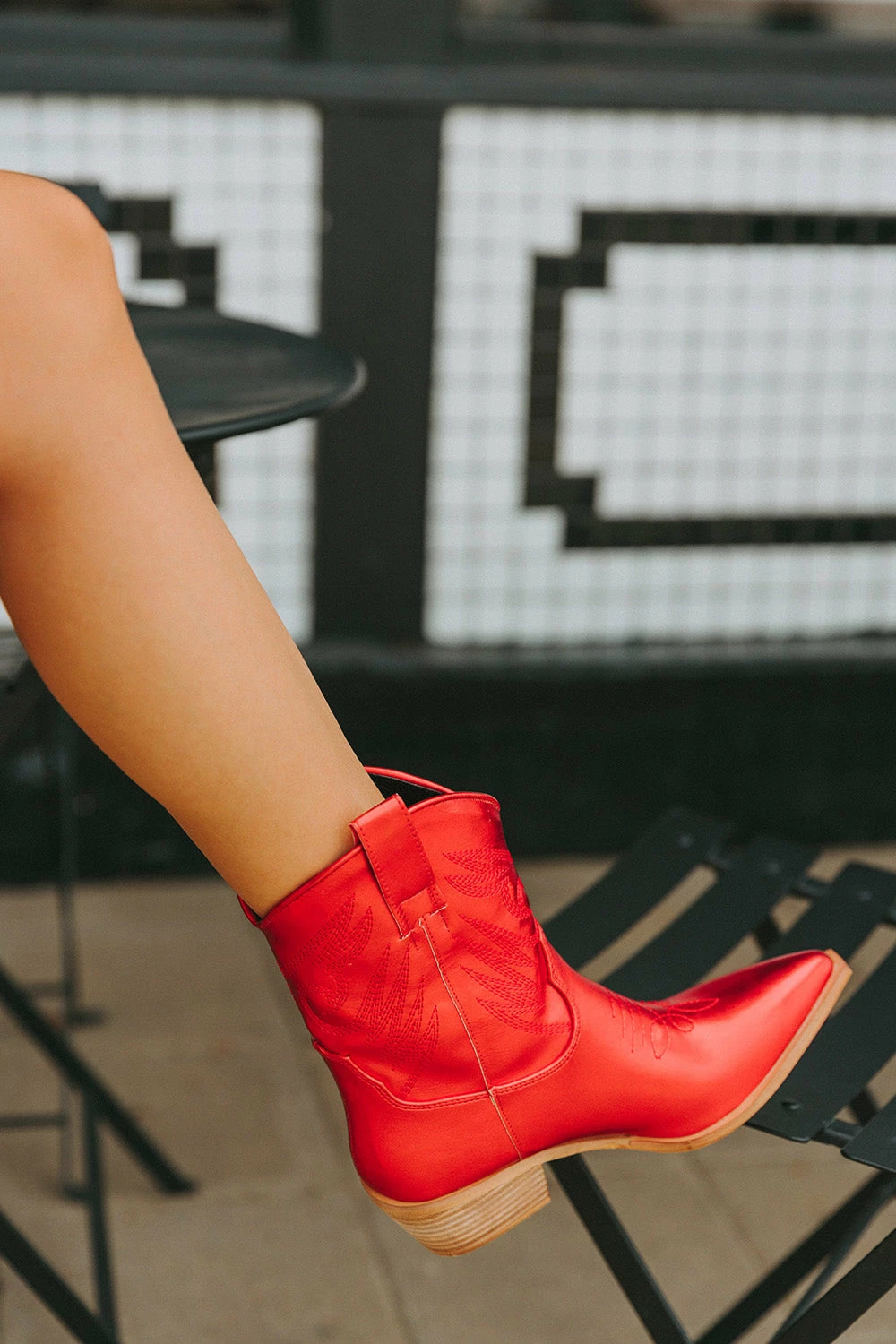 Zahara Western Boot - Red 7 Zahara Western Boot - Red - Image 5