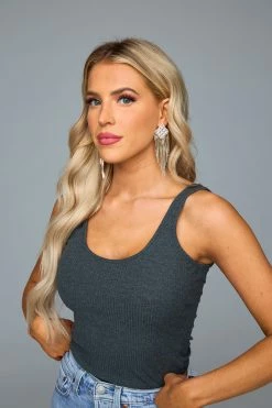 Diamond Fringe Statement Earrings - Gold -US Skirt Sales Store 11.14Linesheet3029