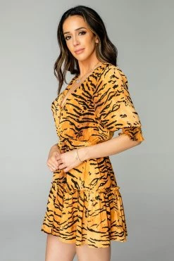 BuddyLove Paltrow Elastic Waist Mini Dress - Bengal 10 BuddyLove Paltrow Elastic Waist Mini Dress - Bengal -US Skirt Sales Store 2Q6A1194