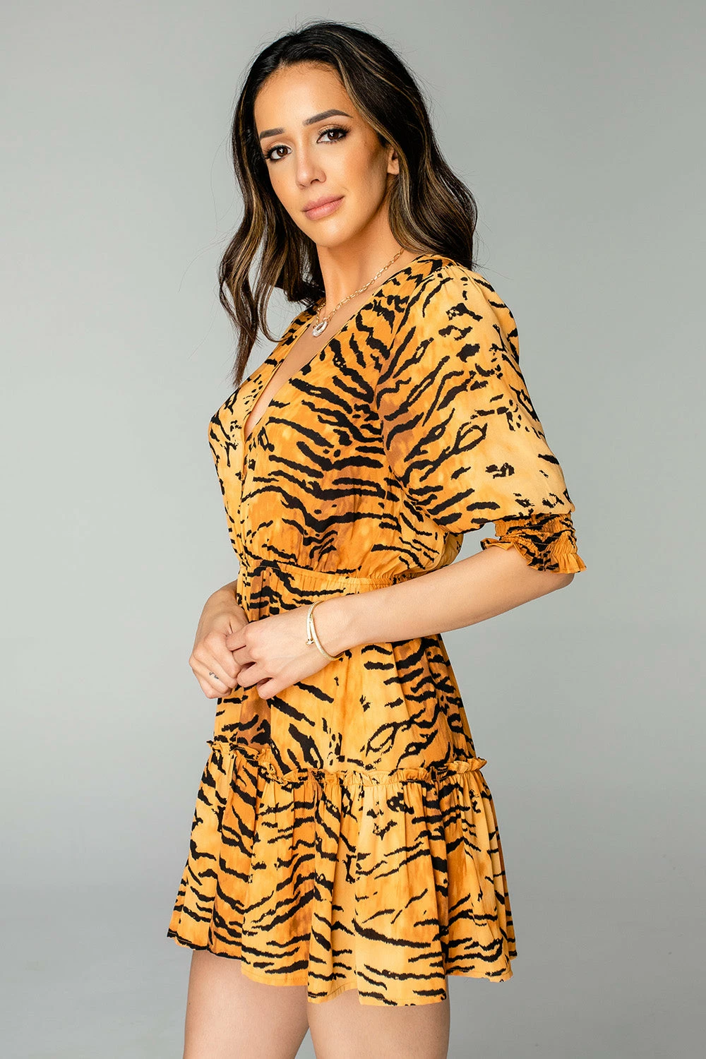 BuddyLove Paltrow Elastic Waist Mini Dress - Bengal 5 BuddyLove Paltrow Elastic Waist Mini Dress - Bengal - Image 3