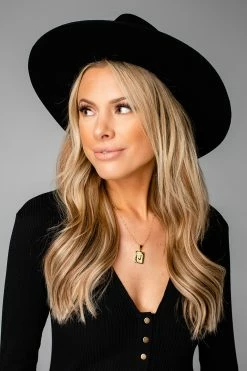 Benson Tri Hat - Black