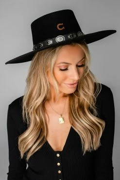 CHARLIE 1 HORSE High Desert Hat - Black -US Skirt Sales Store 2Q6A3144