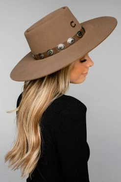 CHARLIE 1 HORSE High Desert Hat - Pecan -US Skirt Sales Store 2Q6A3181